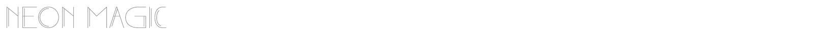 Neon Magic font preview